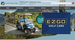 Desktop Screenshot of coyotegolfcars.com